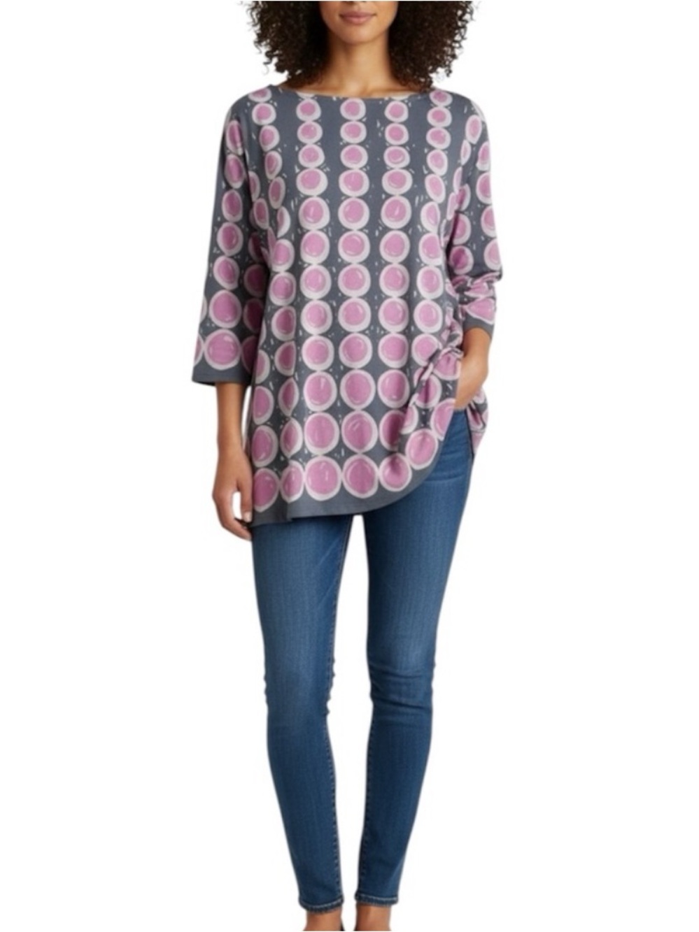 Bob Mackie Wearable Art Sz 1X‎ Polka Dot Tunic